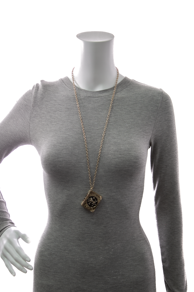 CC Lion Book Locket Necklace
