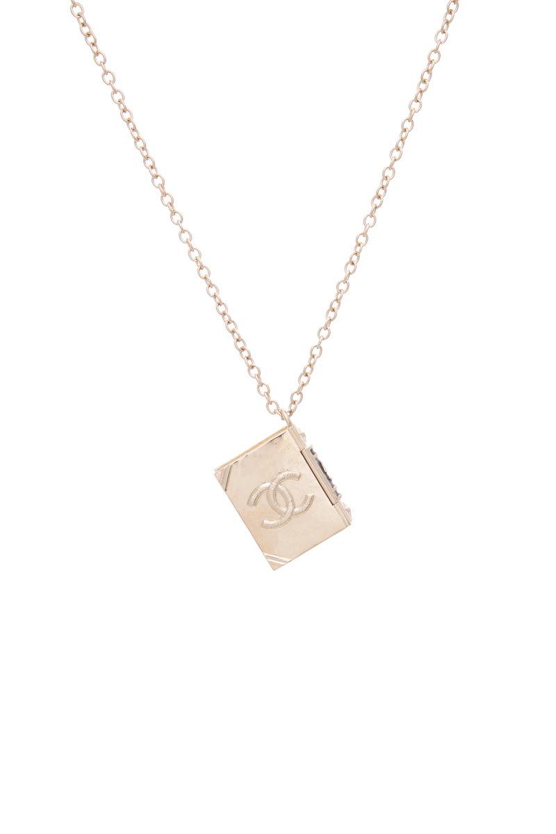 CC Lion Book Locket Necklace