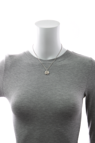 Vintage Camellia Pendant Necklace