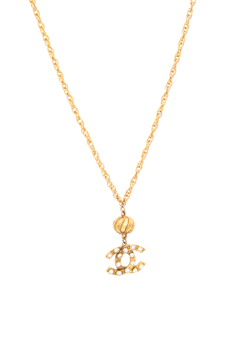 Chanel-Vintage-Crystal-CC-Pendant- Necklace-299100