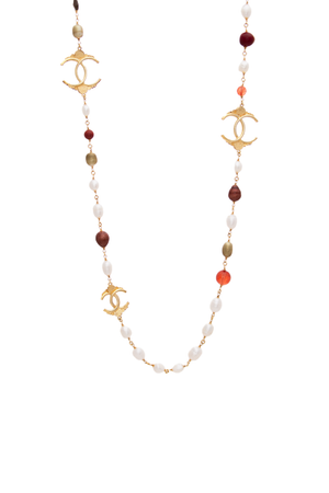 Multicolor Bead CC Necklace