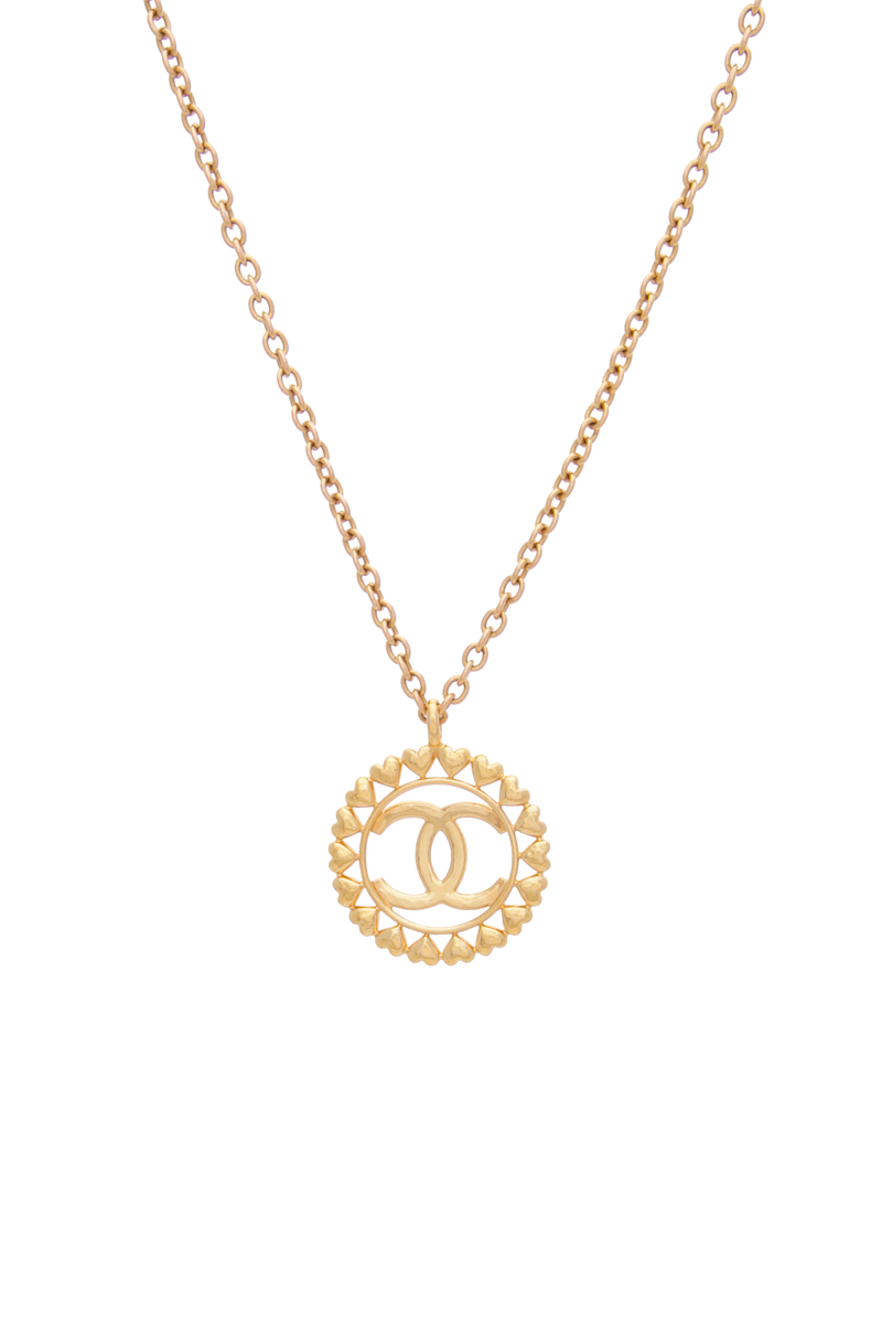 CC Heart Pendant Necklace