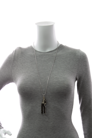 Vintage Mademoiselle Figurine Necklace
