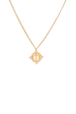 Crystal CC Pendant Necklace