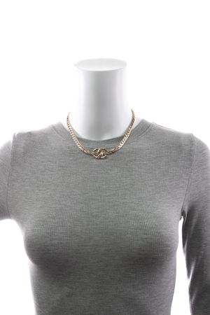 CC Chain Choker Necklace