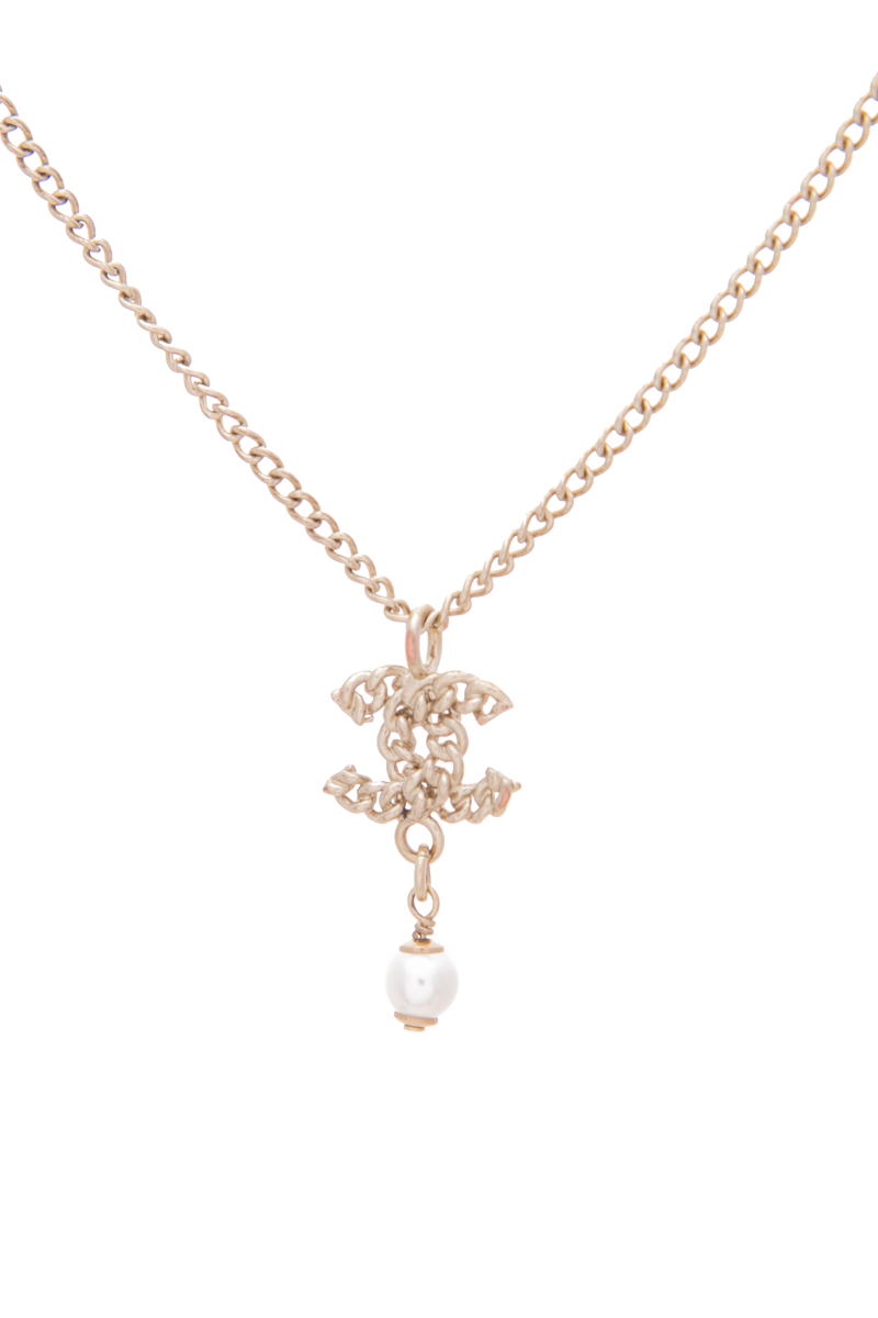 CC Drop Pendant Necklace