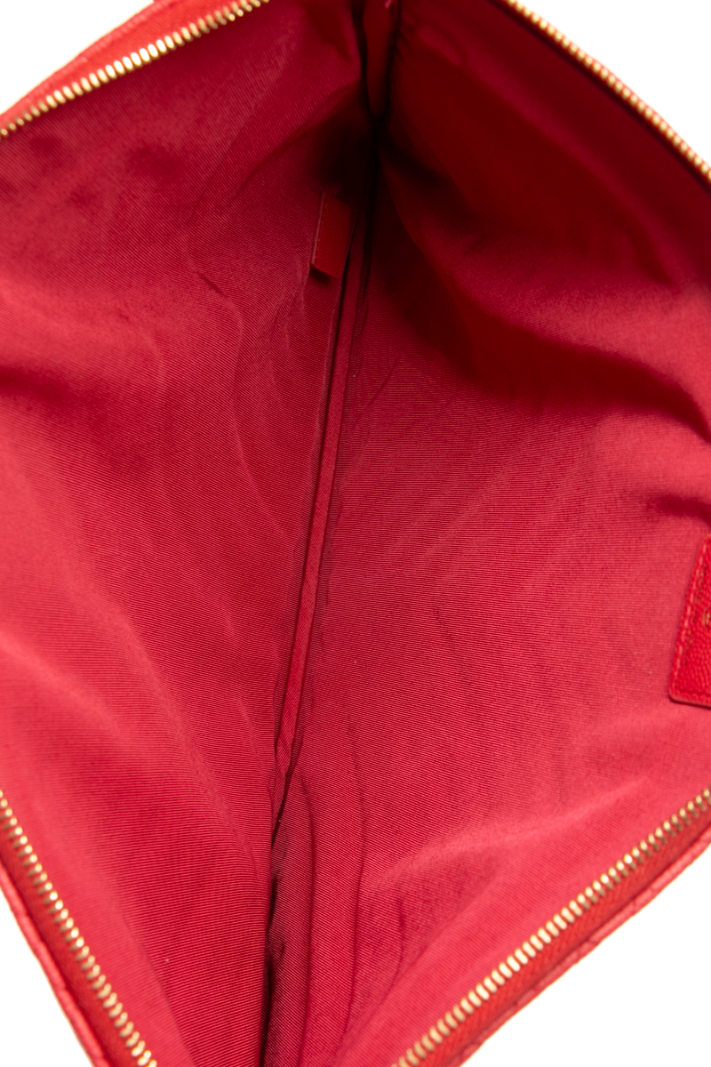 Large Chevron CC O-Case Zip Pouch