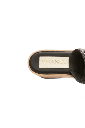 Wedge Platform Mules - Size 37