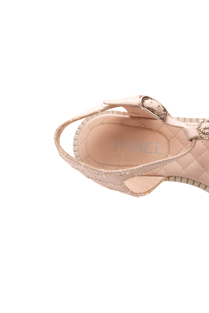 Interlocking CC Thong Sandals - Size 38