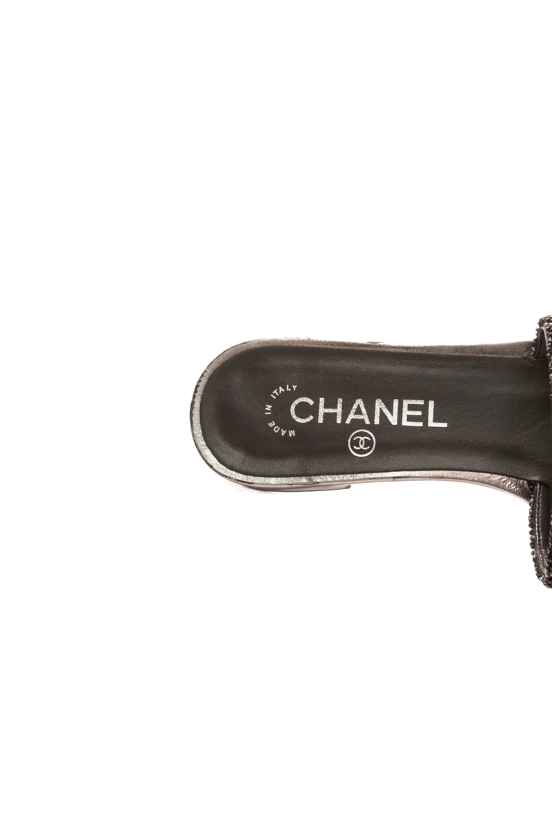 CC Beaded Flat Mules - Size 37