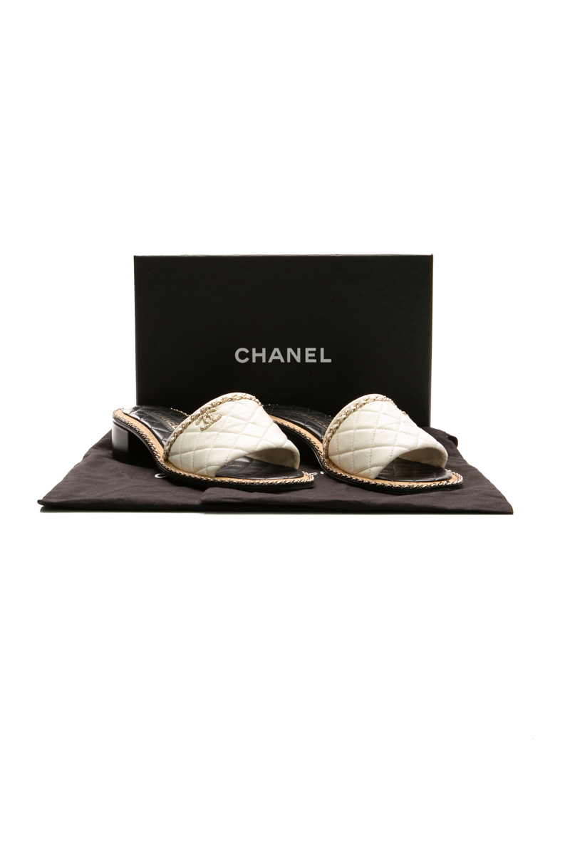 CC Chain Slide Sandals - Size 42