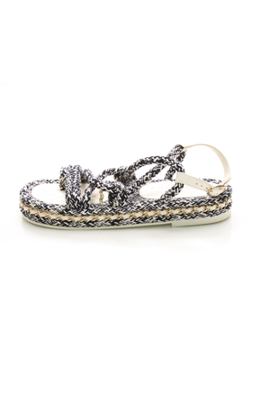 Chanel-CC-Chain-Rope-Dad-Sandals- Size-36-295356
