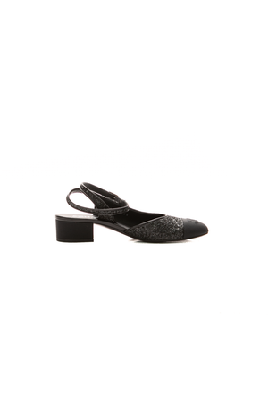 Cap Toe Slingbacks - Size 37