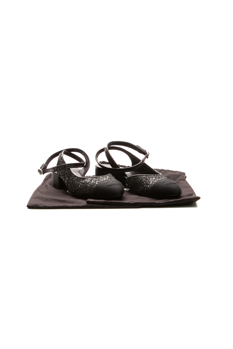 Cap Toe Slingbacks - Size 37