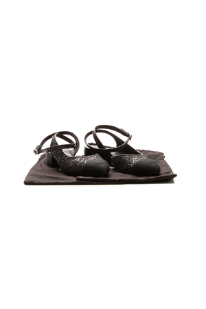 Cap Toe Slingbacks - Size 37
