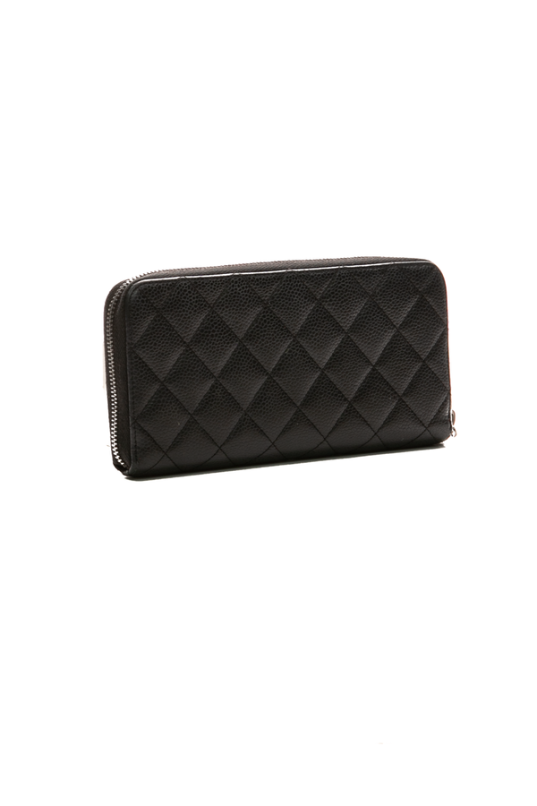 Chanel Quilted Zippy Wallet - Couture USA