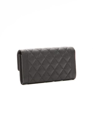 L Gusset Flap Wallet