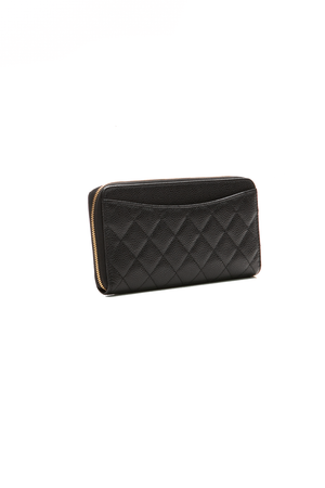 Quilted Zip Around Wallet