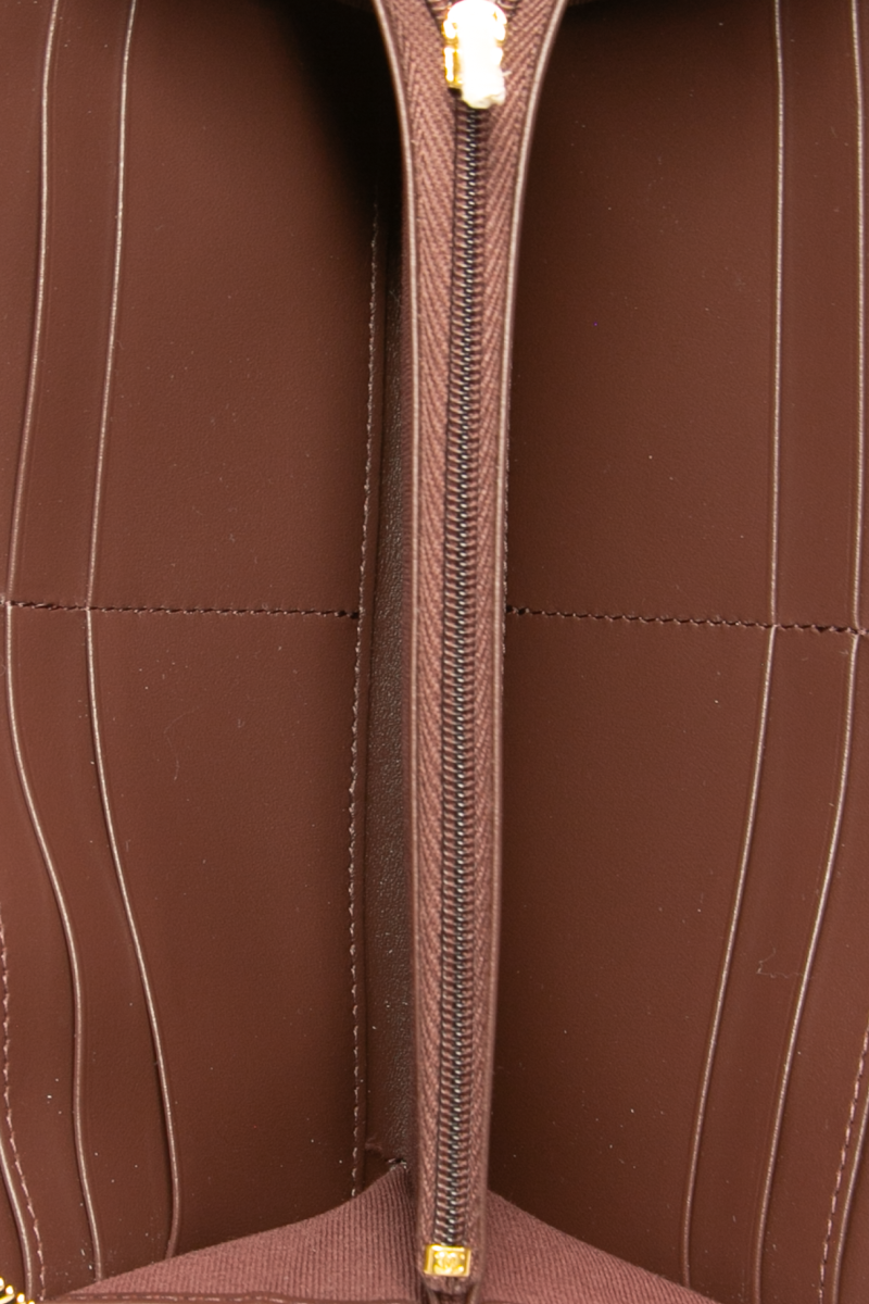 Quilted Zip Around Wallet