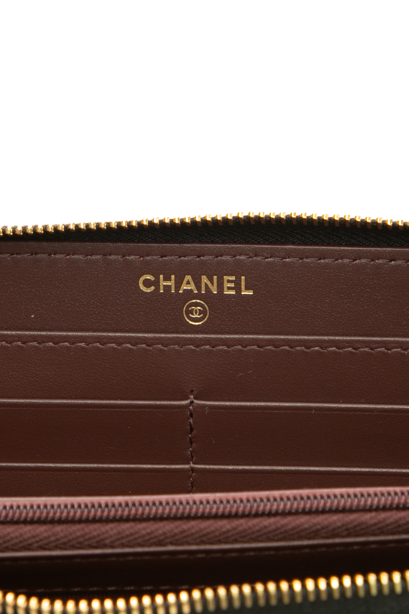 Quilted Zip Around Wallet