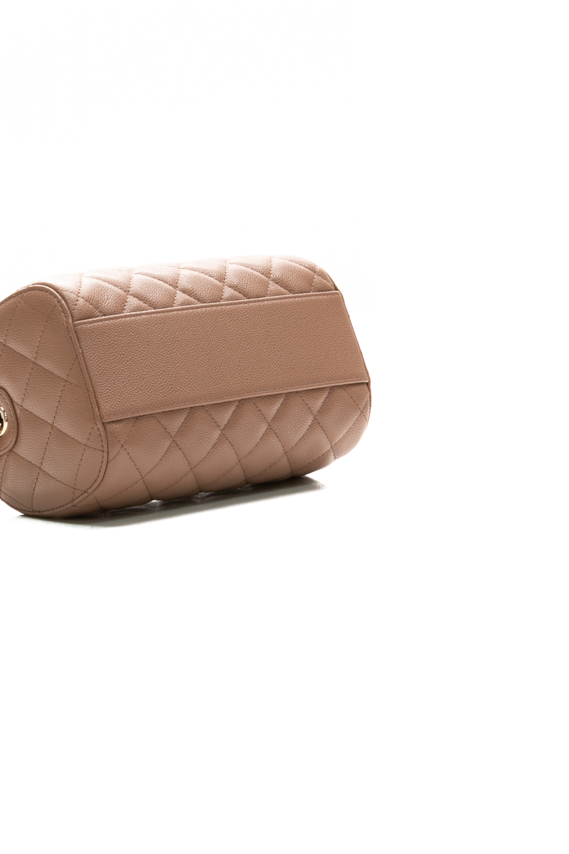 Quilted Barrel Bag