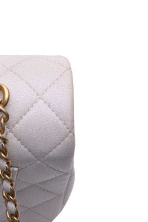 Chanel Iridescent Top Handle Mini Flap Bag