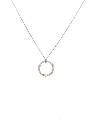 Cable Confetti Pendant Necklace