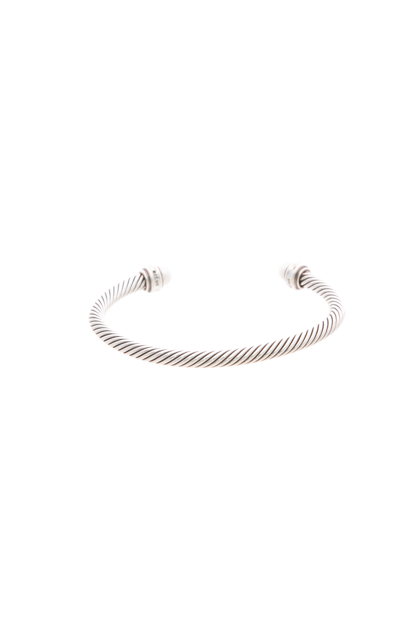Classic Cable 5mm Cuff Bracelet