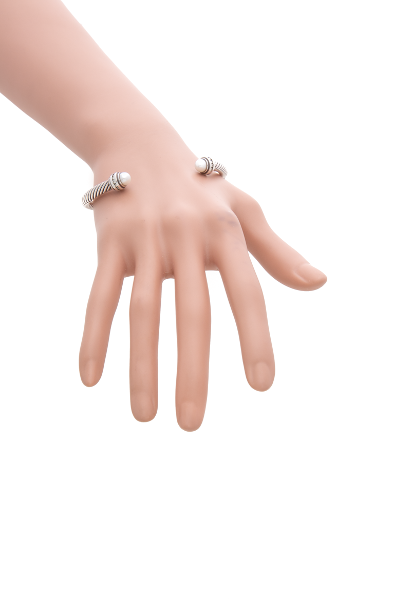 Classic Cable 5mm Cuff Bracelet