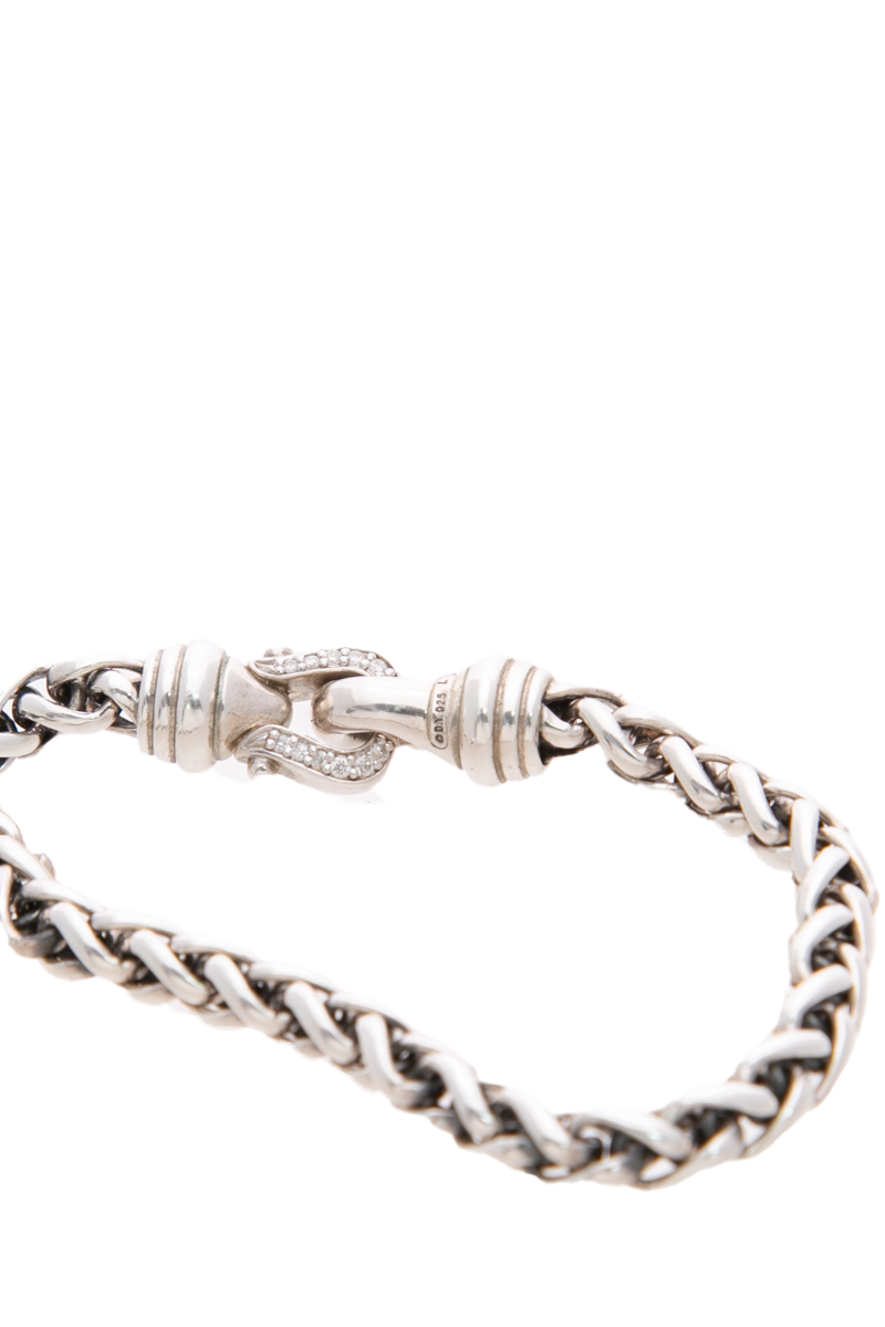 Wheat Chain Diamond Buckle Bracelet