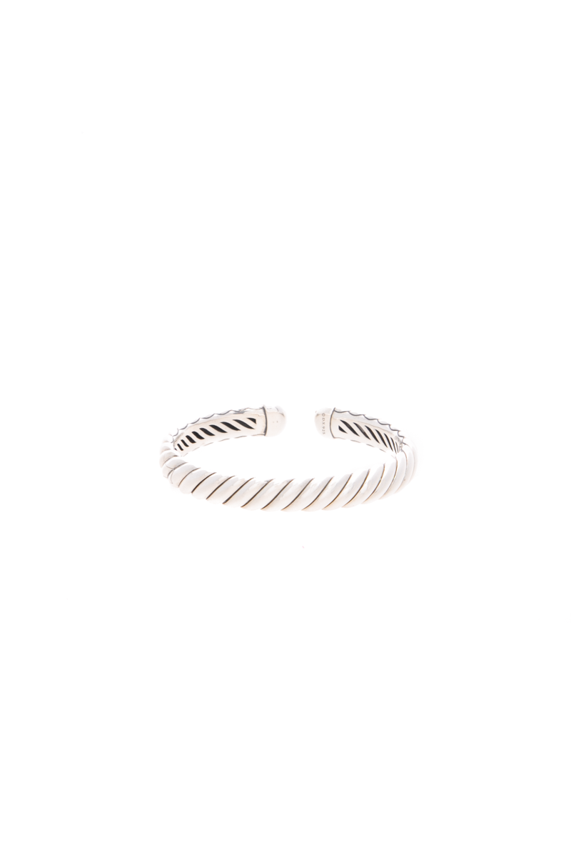 Sculpted Cable Cuff Bracelet 10mm