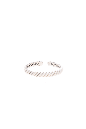 Sculpted Cable Cuff Bracelet 10mm