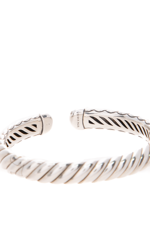 Sculpted Cable Cuff Bracelet 10mm