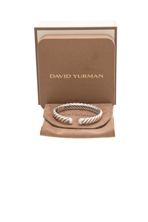 Sculpted Cable Cuff Bracelet 10mm