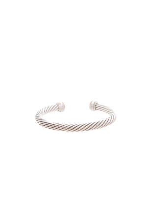 Classic Cable 7mm Cuff Bracelet