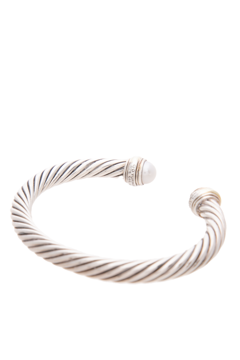 Classic Cable 7mm Cuff Bracelet
