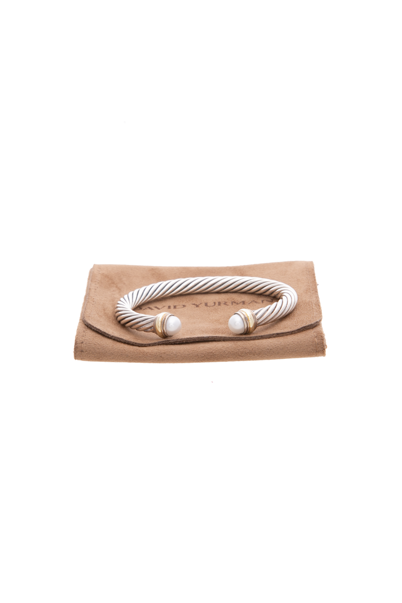 Classic Cable 7mm Cuff Bracelet