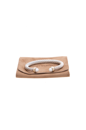 Classic Cable 7mm Cuff Bracelet