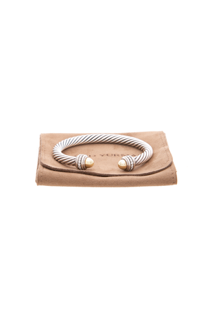 Classic Cable 7mm Cuff Bracelet