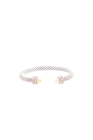 Classic Cable 7mm Cuff Bracelet