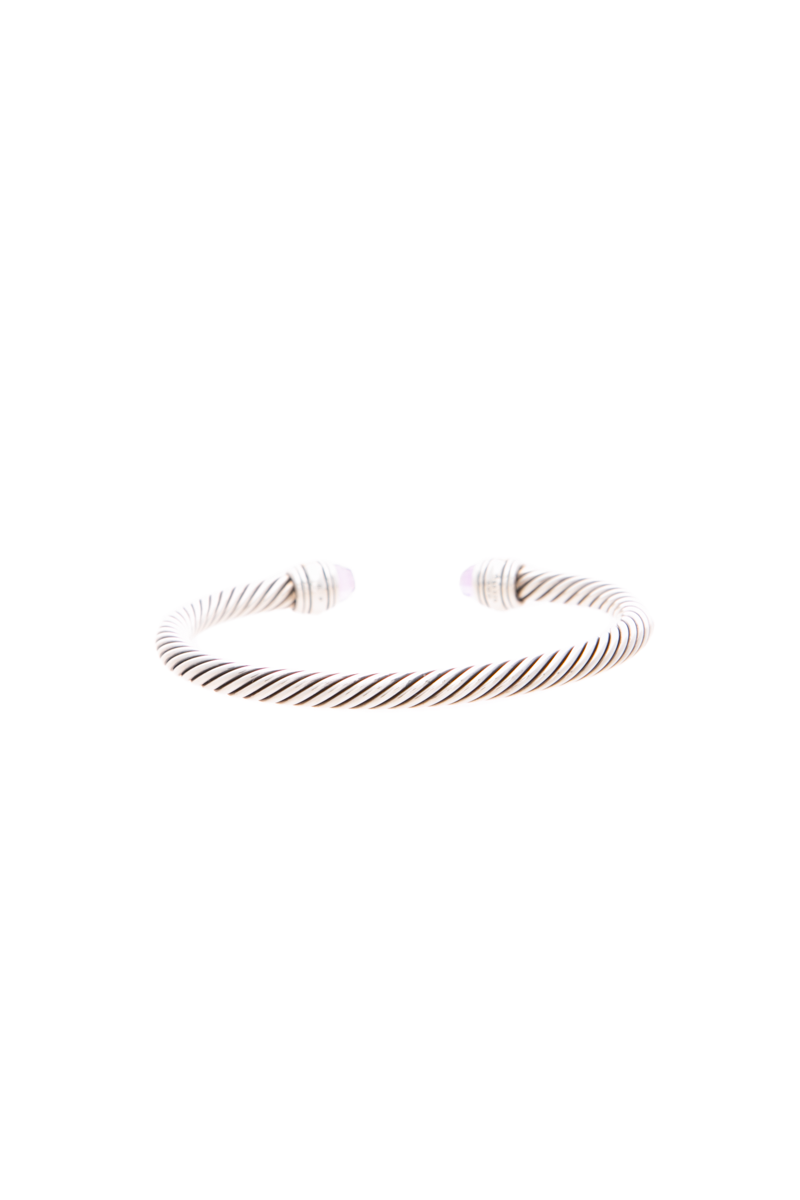 Classic Cable 5mm Cuff Bracelet