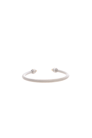 Classic Cable 5mm Cuff Bracelet