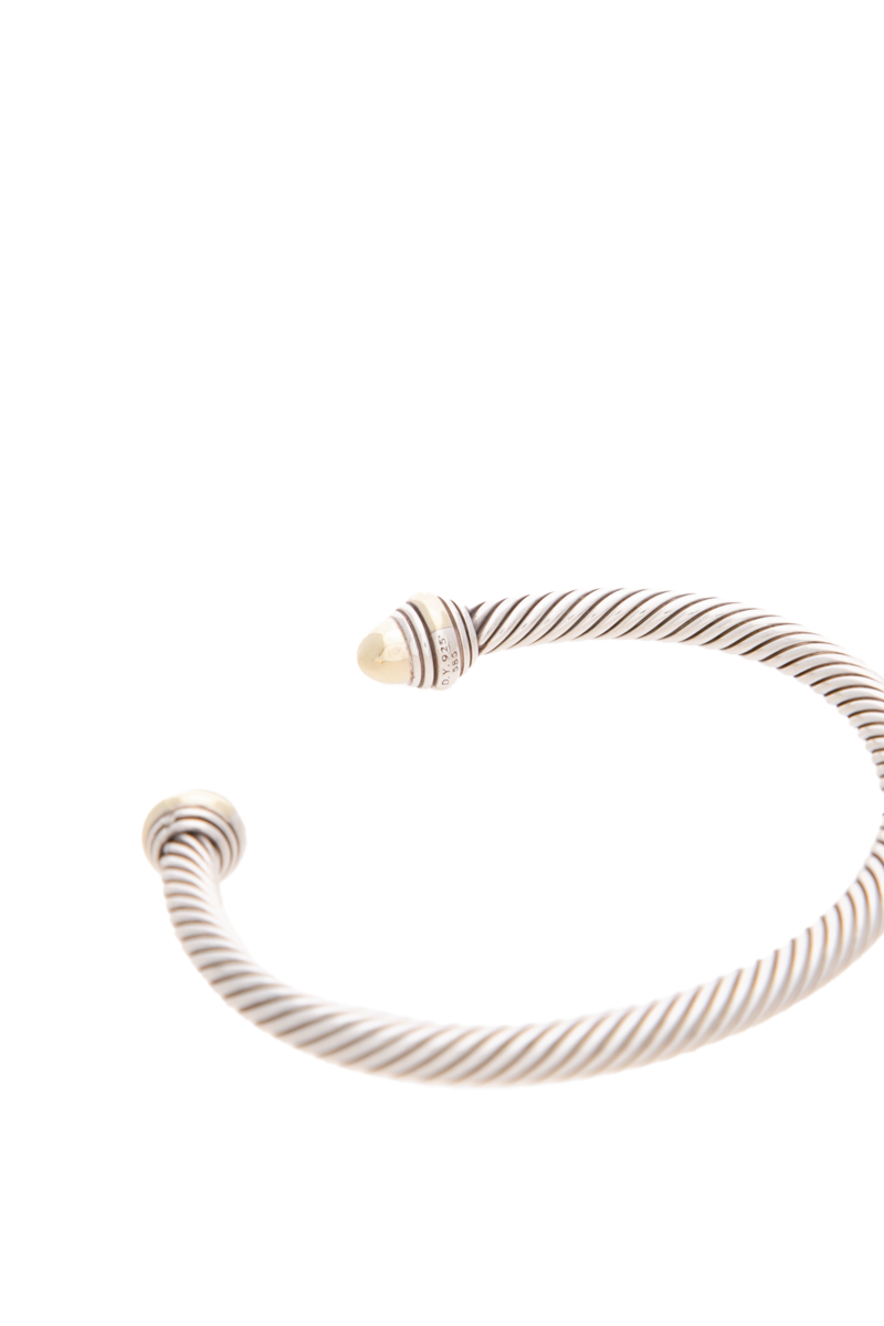 Classic Cable 5mm Cuff Bracelet
