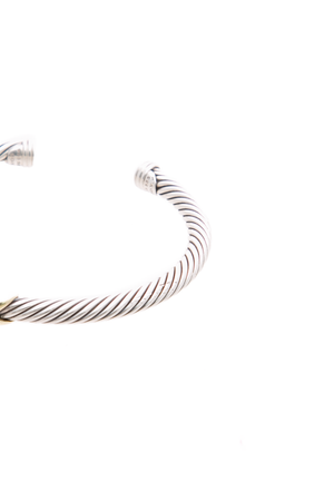 Cable Crossover X Bracelet