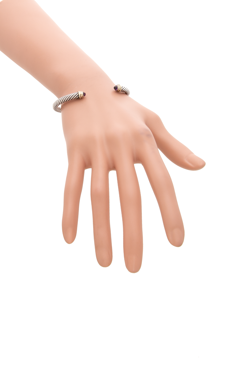 Classic Cable 5mm Cuff Bracelet