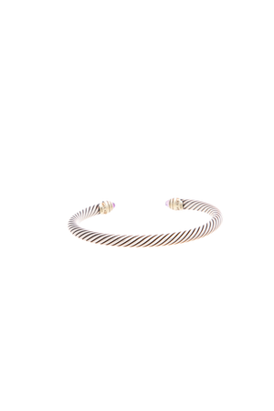 Classic Cable 5mm Cuff Bracelet