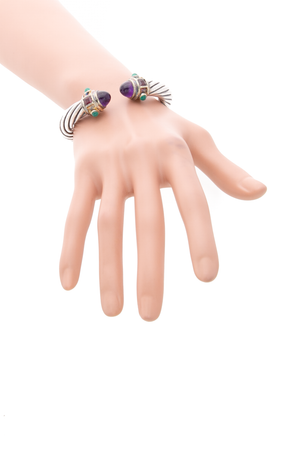 Renaissance Cable Flex Cuff Bracelet