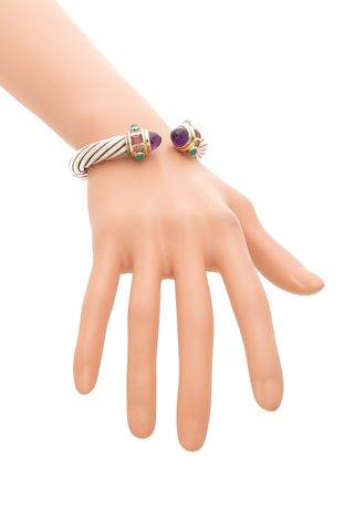 Renaissance Cable Flex Cuff Bracelet