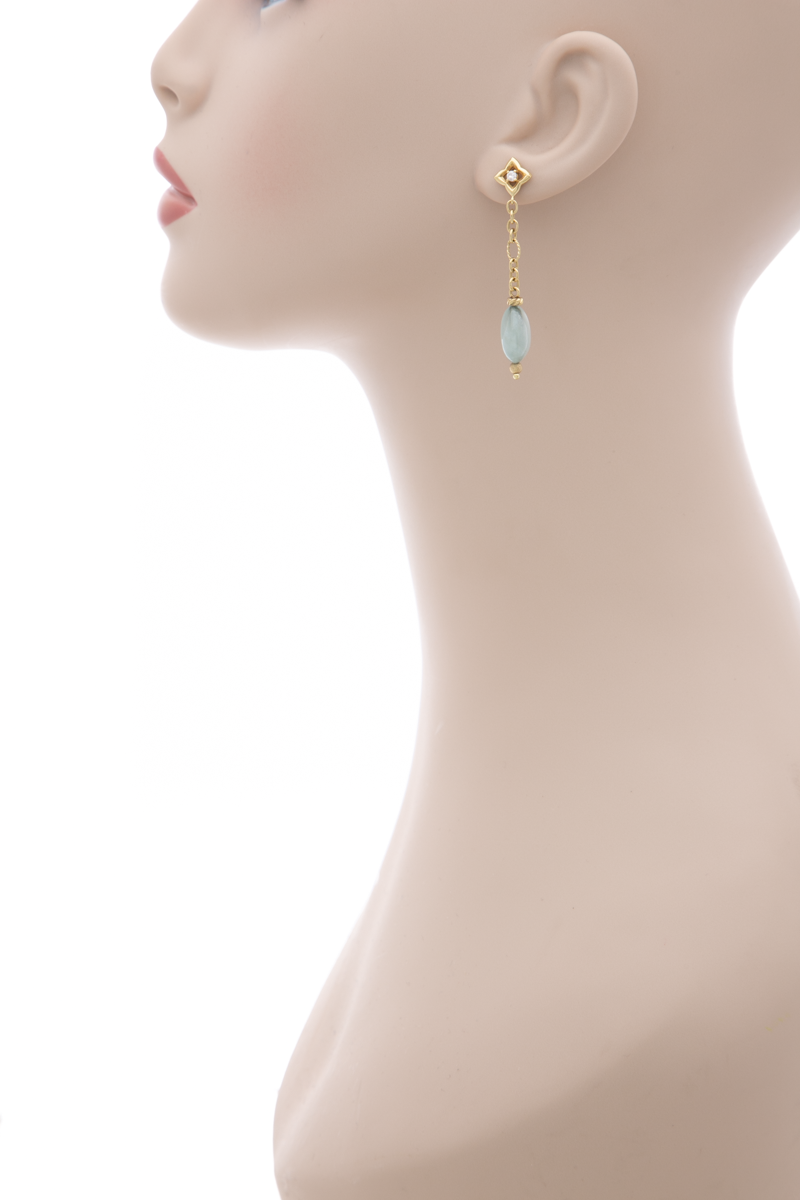 Quatrefoil Drop Earrings