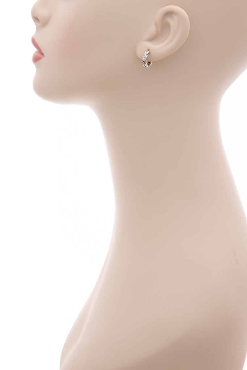 Petite Infinity Huggie Hoop Earrings